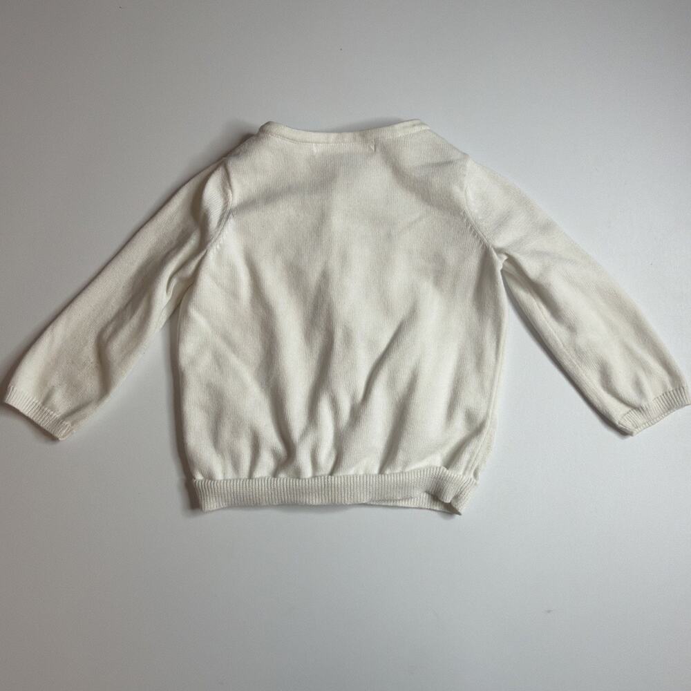 Janie And Jack Girls Embroidered Cotton Sweater & Leggings Set Size 12-18 & 2T - Picture 3 of 15